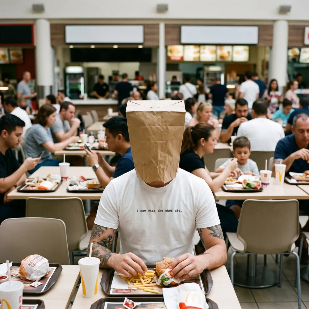 I saw what the chef did.